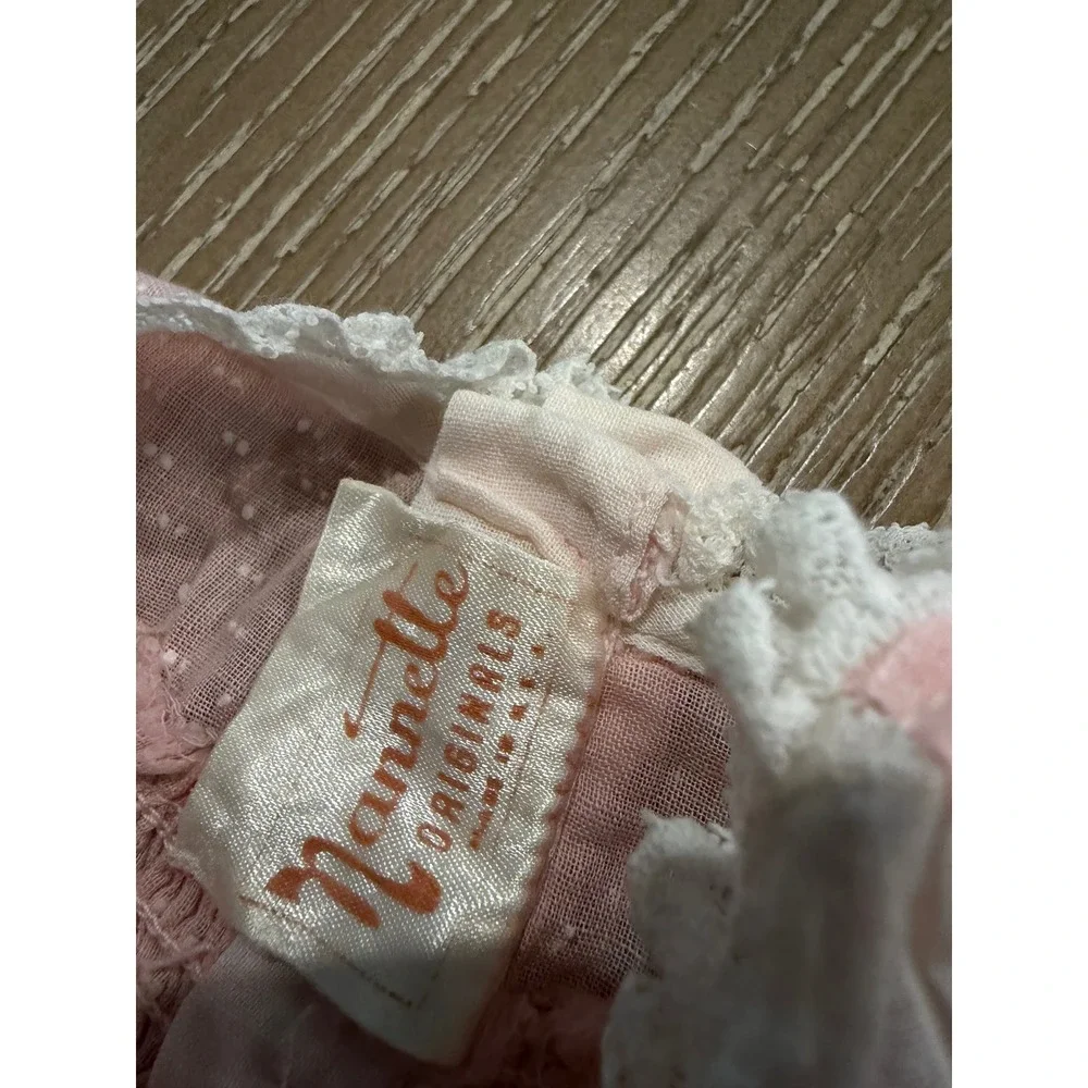 Baby Girls Vintage Dress Outfit Lot 6-12M Precious Moments Floral Lace Bloomers